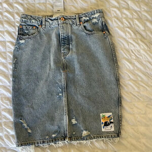 Filles A PAPA isko streetwear denim skirt